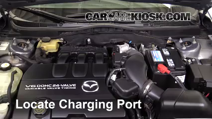 2010 Mazda 6 S 3.7L V6 Air Conditioner Recharge Freon